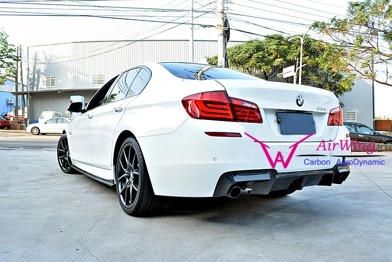 F10 M5 - 3D Style Carbon Fiber Rear Diffuser 1